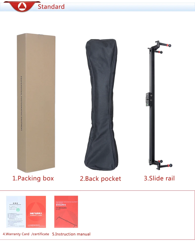 KINGJOY Official VM-80/100 Camera Silent Macro For Nikon Rail Tripod Head Time Lapse Ballhead Balhoofd Tripod Ball Head Video