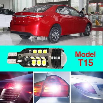 

Error Free T15 Socket 360 Degrees Projector Lens LED Backup Reverse light R5 Chips Replacement Bulb For Toyota Levin