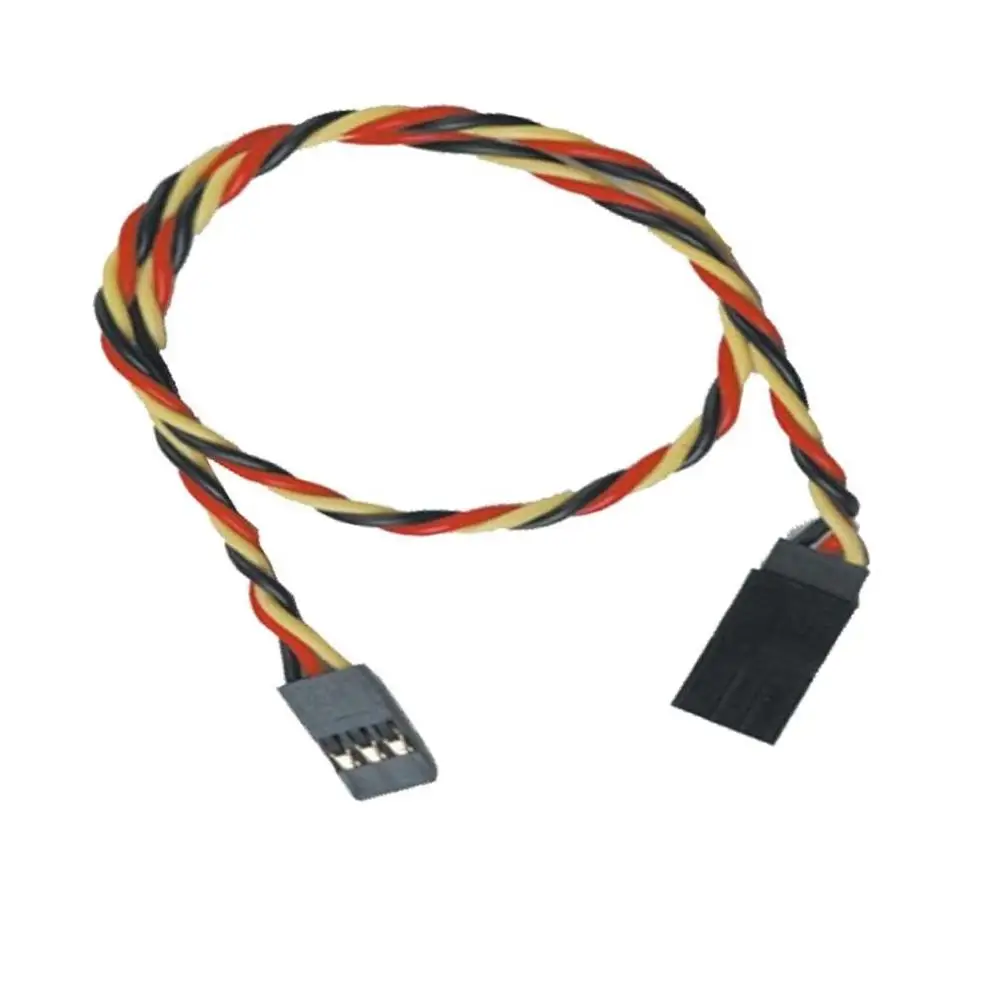

15CM 150MM Twisted 22AWG Servo Extension Cable Male to Female for JR/Hitec/Spektrum
