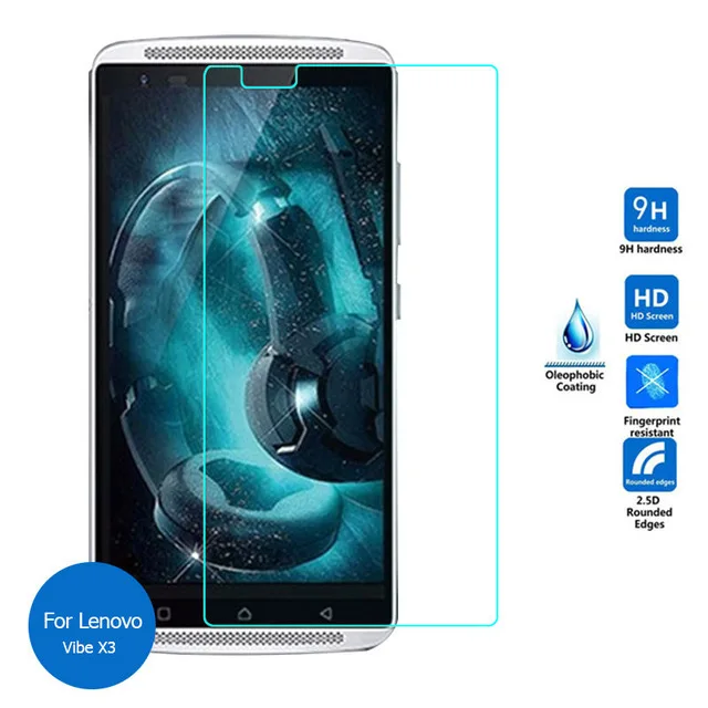 

For Lenovo VIBE X3 Tempered Glass Original High Quality Protective Film Explosion-proof Screen Protector for X3a40 X3c50 X3c70
