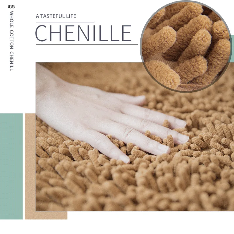 Best Chenille Mattress Bright Bedroom Chenille Decoration Water Uptake Rectangle Floor Chenille Rug Living Room Home Chenille Carpet