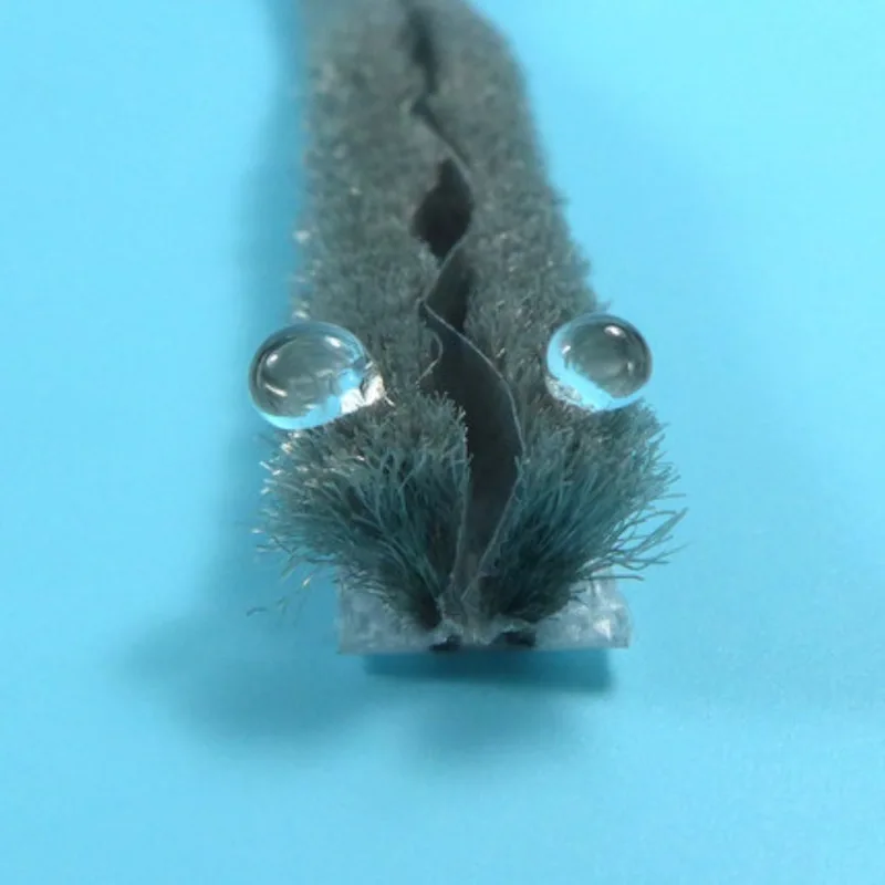 

Felt Draught Excluder Wool Pile Weatherstrip Sliding Window Door Brush Seal +PVC Waterproof Hydro-pro 6x12mm 6mm x 12mm Gray