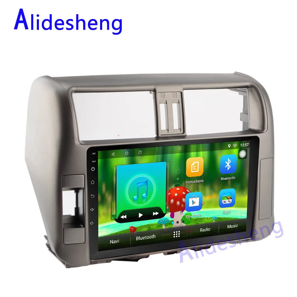 Android 7 1 автомобильный DVD мультимедийный плеер 2G + 32G для Toyota Prado 150 2010 2011 2012 2013 Радио