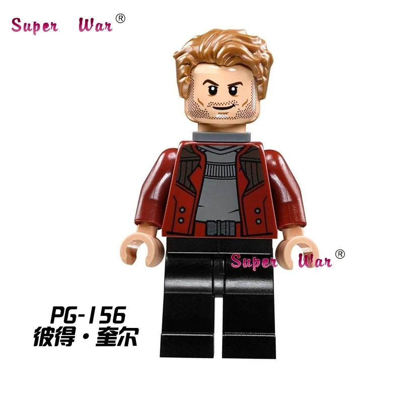 

one piece building blocks Guardians of the Galaxy Peter Quill action sets model bricks toys for children
