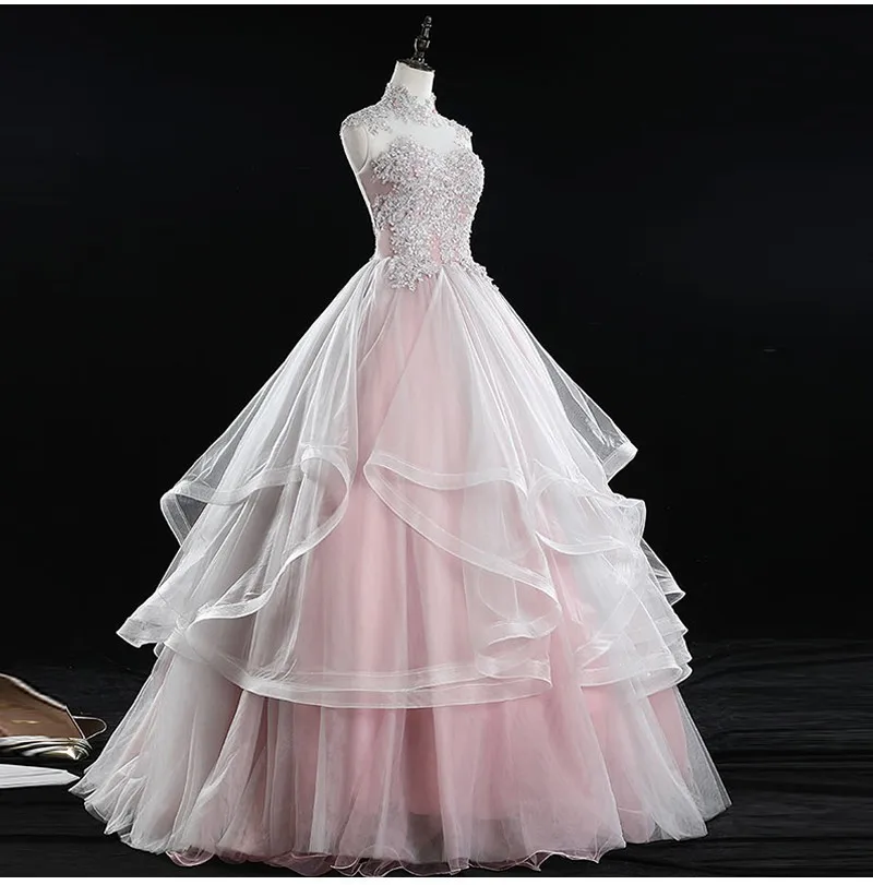 Vestidos De 15 розовый роскошное бальное платье Бальные платья дешевые Сладкие 16 Платья для 15 лет Выпускные платья дебютанта платья