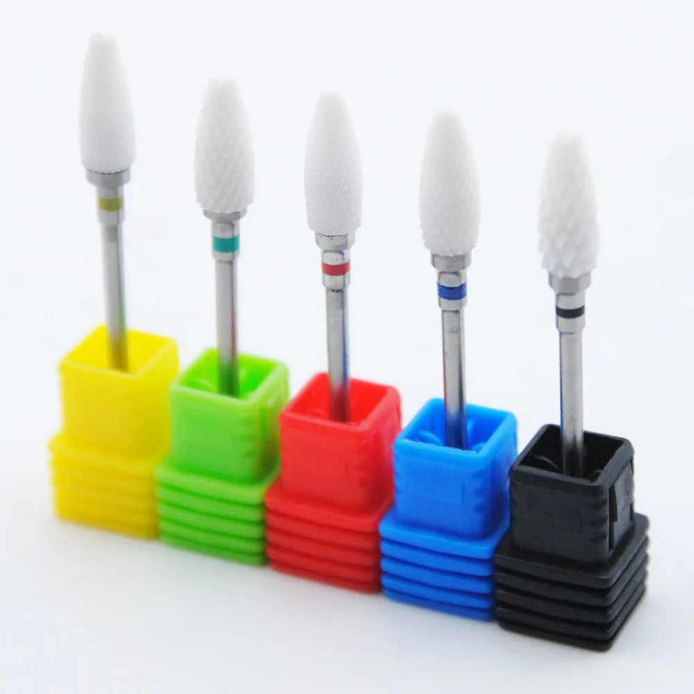 

1Pc Ceramic Milling Cutter Set For Manicure Nail Drill Bits For Electric Manicure Machine Accessories Nail Files Nail Art Tool