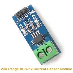 2 шт./лот 20A диапазон ACS712 Модуль Текущий Сенсор модуль