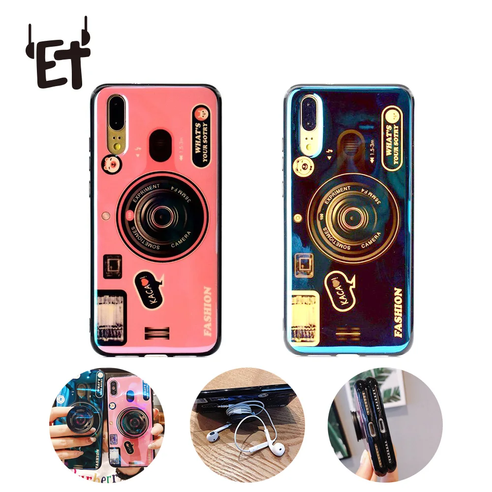 ET Cute Phone Case Blu ray camera For iPhone 6S 6 7 8 X XS Max Plus