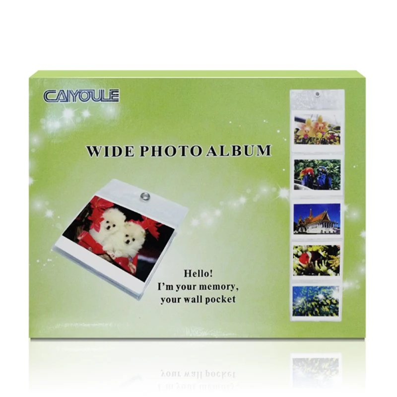 3 x Подвесной Настенный альбом, 5 карманов/шт. для Fujifilm Instax Fuji Instant 210 300 широкая пленка, бумага, фото, упаковка+ Маркер