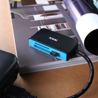 tf כרטיס רב במהירות גבוהה SSK USB3.0 קורא כרטיס אחד קורא כרטיסי CF SD TF 330 (5)