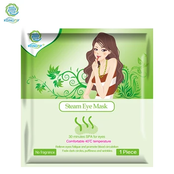 

KONGDY 4 Pieces Fragrance Free Eye Steam Mask Disposable Steam Eye Mask Remove Eye Dark Circles Warming Sleep Massage Patch