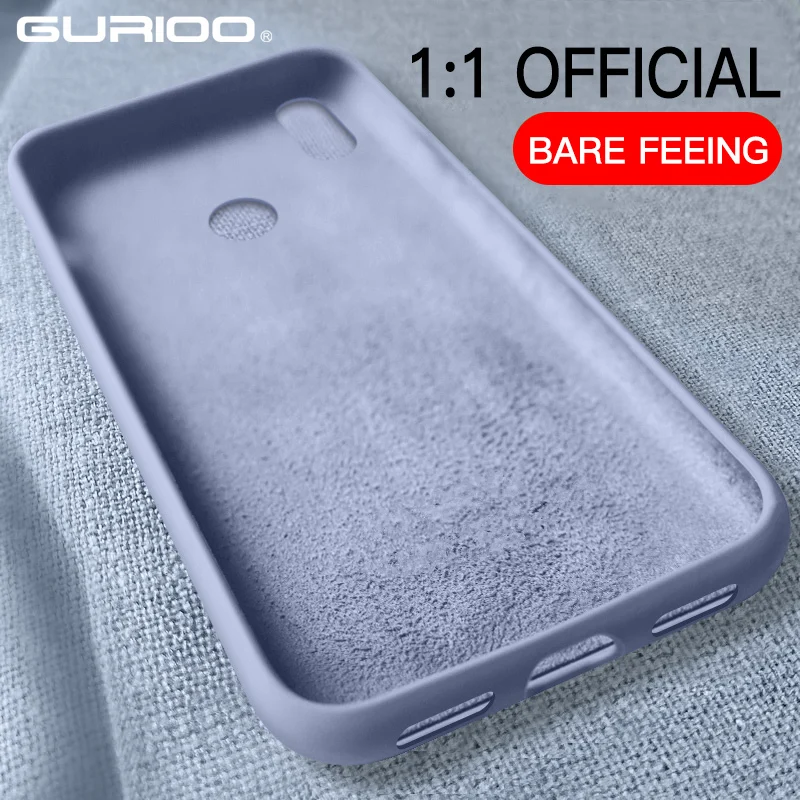 

Original Liquid Silicone Case For Xiaomi Mi 8 9 SE Lite Explorer 6 6X Mix 2 2S 3 Mi Play Redmi 6 6A Note 7 Pro Coque Capa Kilifi
