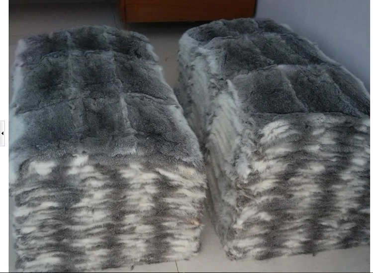 

Natural Rabbit Plate / Fur Blanket Rabbit Fur Plate
