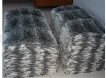 

Natural Rabbit Plate / Fur Blanket Rabbit Fur Plate