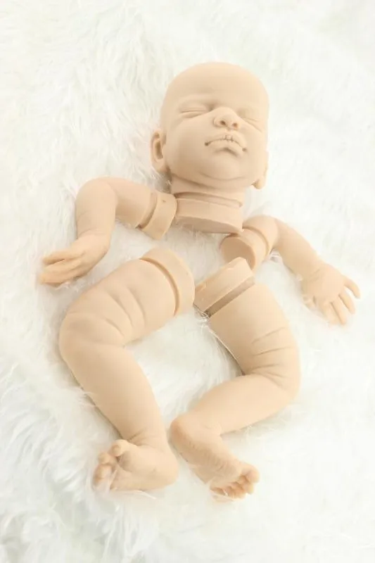 Мягкие силиконовые reborn baby doll комплекты 20 дюйма реалистичные куклы неокрашенные куклы части ноги руки и голова модные игрушки для взрослых