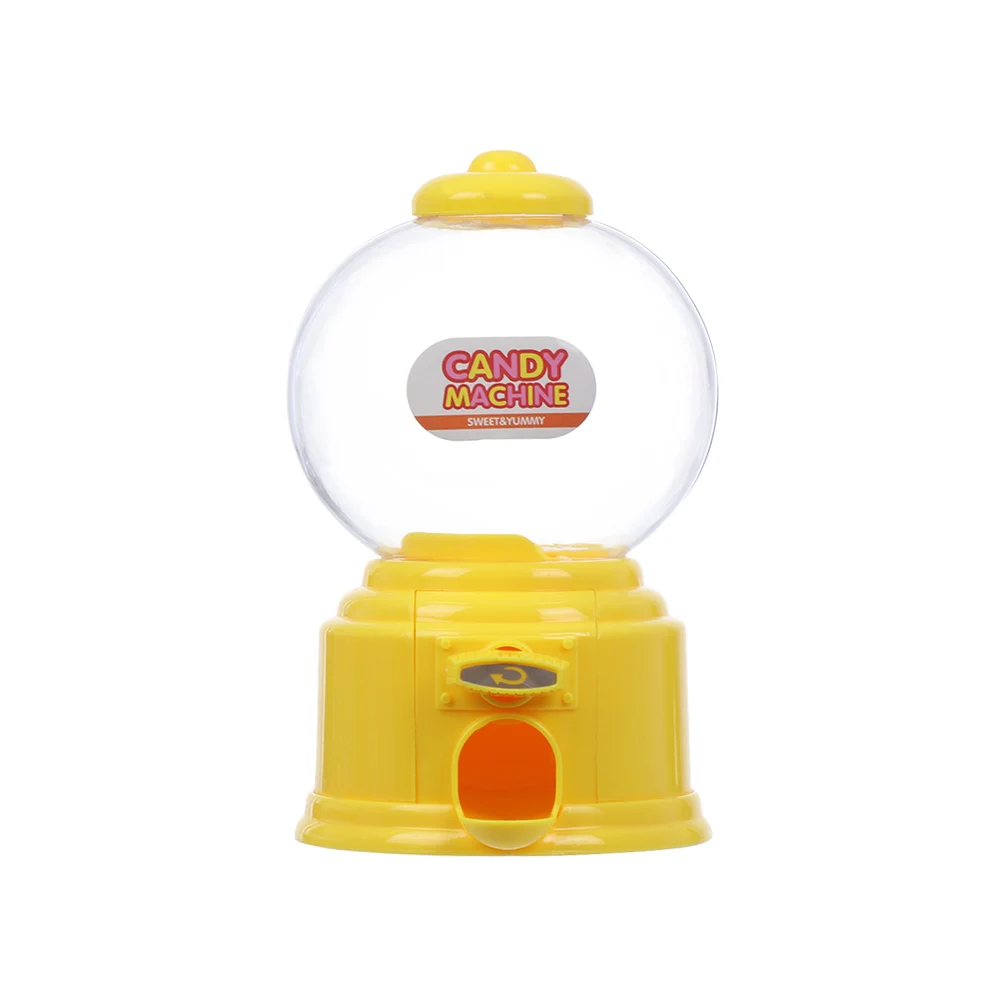 Мини прекрасные конфеты цвет сберегательные коробки для игрушек сладости банки торговый Копилка игровой дом игрушки для детей - Цвет: Цвет: желтый