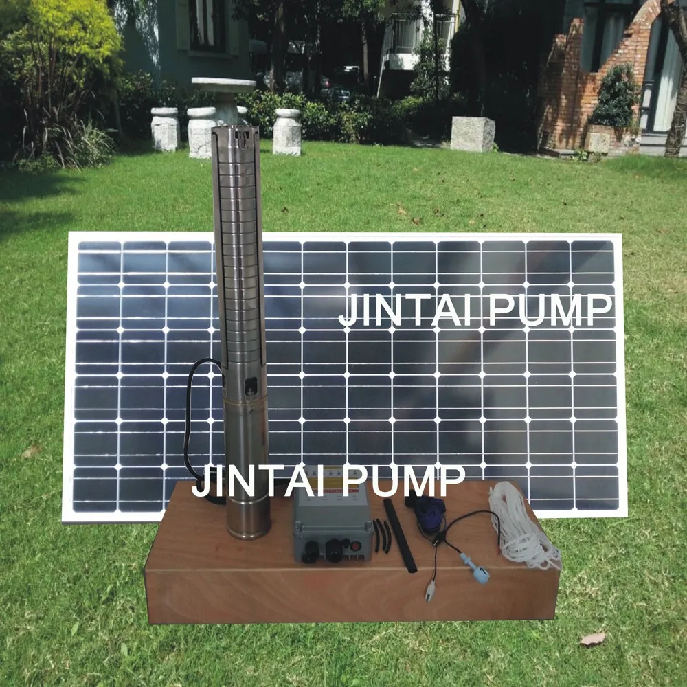 2 years warranty  solar borehole well pump, energy saving pump, solar pump for irrigation,  Model No.:JCS4-10.0-57
