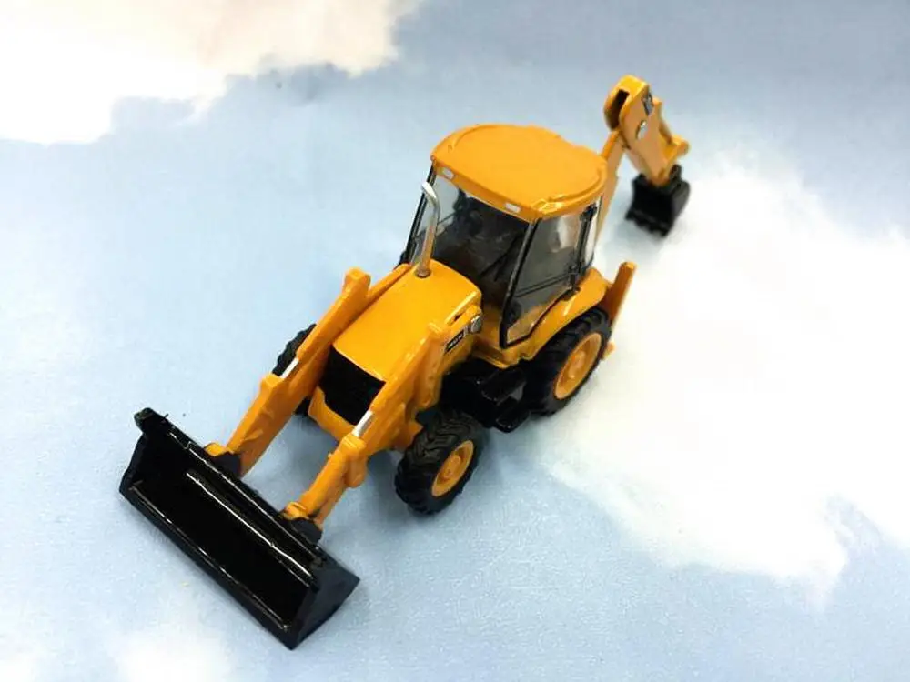 Экскаватор-погрузчик 1/87 HO JCB 3CX-4T Модель литья под давлением