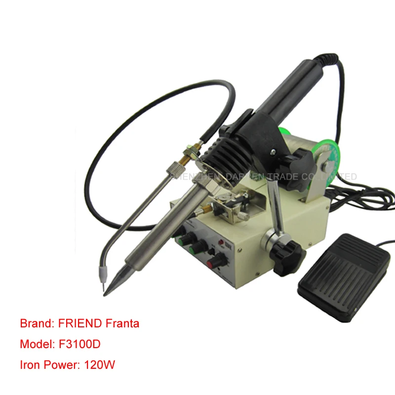 1pcs Automatic tin feeding machine constant temperature soldering iron Teclast iron F3100D multi-function foot soldering machine