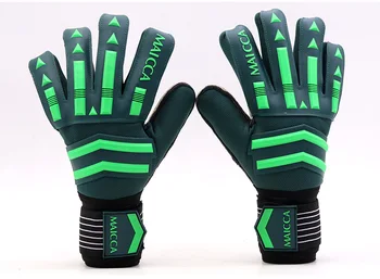 

Top quality!Men professional goalkeeper gloves Strong Finger Protection soccer Thickened Latex Goal Keeper Gloves,Free shipping!