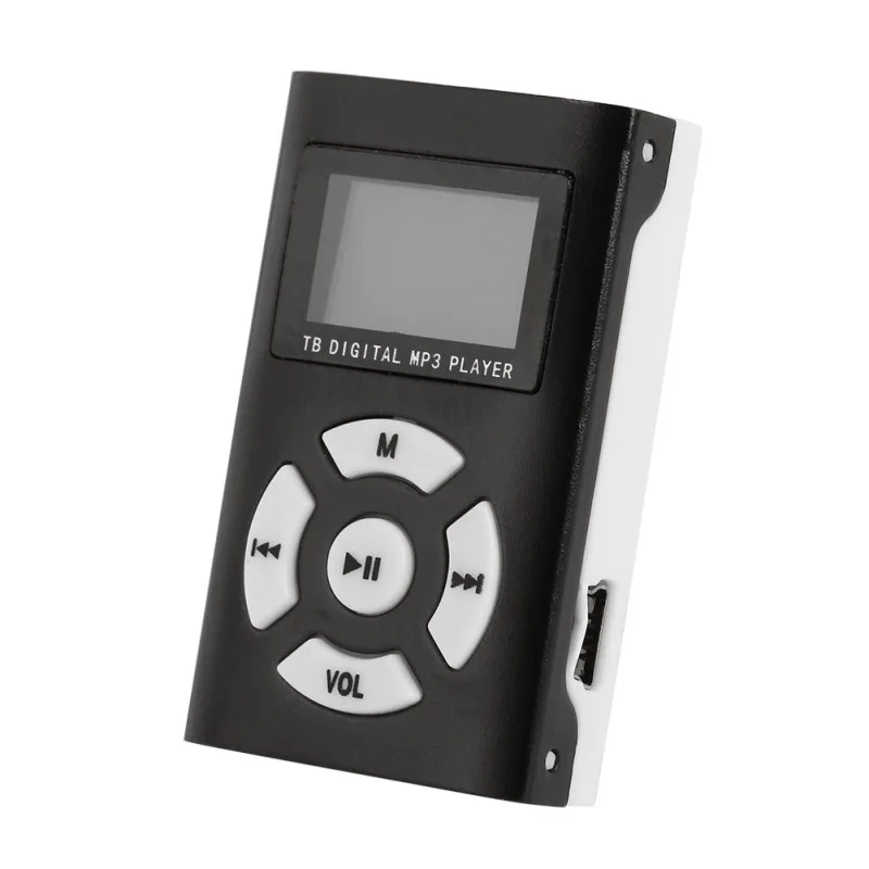 USB мини mp3 плеер ЖК экран поддержка Micro SD TF карты стильный дизайн спортивный