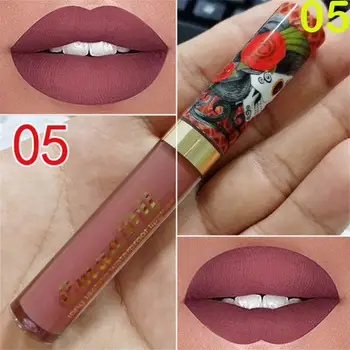 

Sexy Glitter Style Makeup Matte Liquid Lipstick Maquiagem Waterproof Long Lasting Lip Gloss Makeup Beauty Red Lip Tint Cosmetics