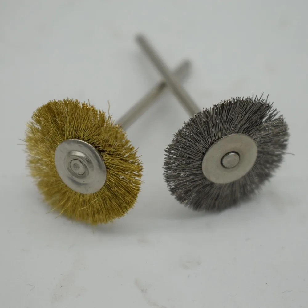 Copper wire wheel Brushes Dia 22mm Grinder Rotary Tools Dremel