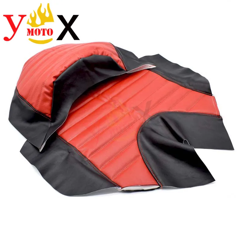 Модифицированный красный чехол для сиденья мотоцикла из искусственной кожи, водонепроницаемый Сменный Чехол для Yamaha VMAX VMAX1200 V-MAX1200 VMAX1200