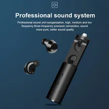 Мини Беспроводная bluetooth-гарнитура Спортивные наушники Bluetooth HIFI внутриканальные стерео наушники перезаряжаемая функция хранения наушники