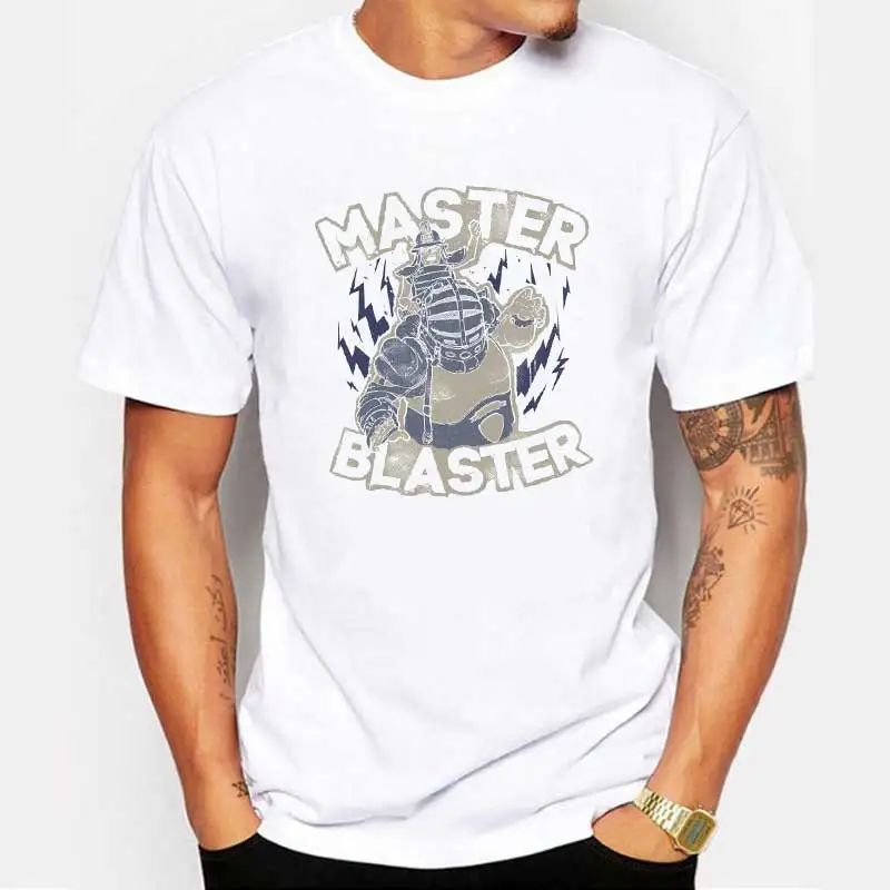 Men Funny Master Blaster T shirt 2017 Summer Fashion Male Casual Tops