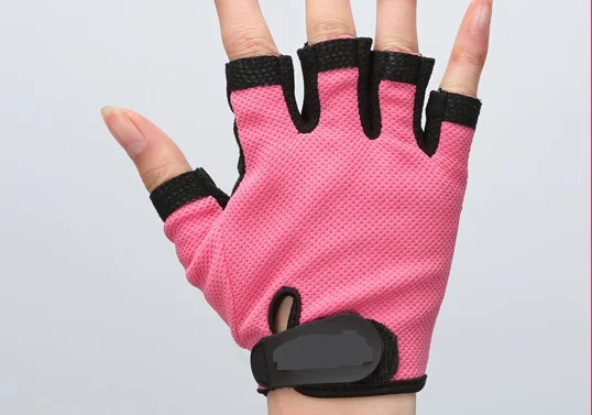 Женская летняя дышащая прочная перчатка для фитнеса для девочек, спортивные перчатки для занятий тяжелой атлетикой