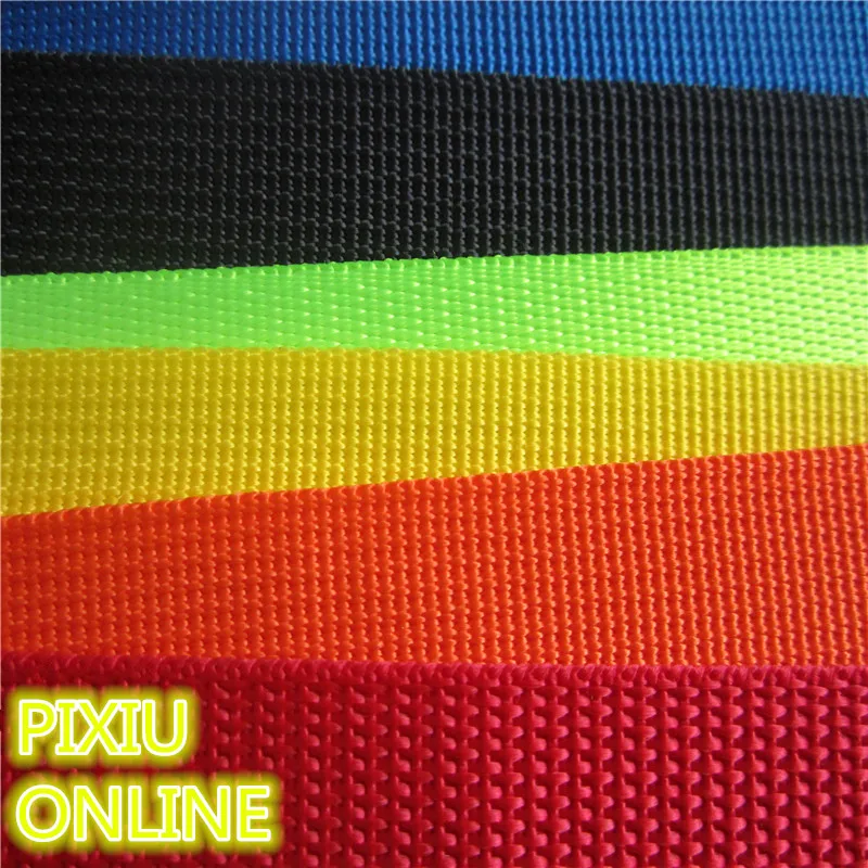 

1PCS/LOT YT693B Wide 38 mm Length 1 meter Multicolor Polypropylene Fiber Ribbon Bundle Ribbon Backpack Belt Nylon Tape
