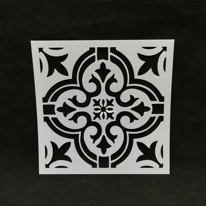 

15*15 Vintage pvc Layering Stencils for Diy scrapbook coloring,painting stencil,home decor diy etc. Product image