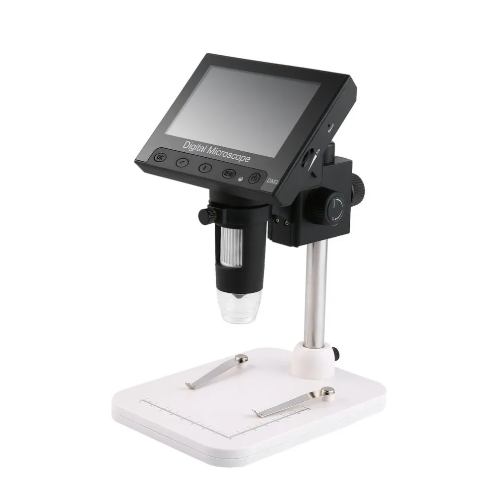 1000X USB LCD электронный микроскоп цифровой видео камера 4 3 дюймов HD O светодиодный