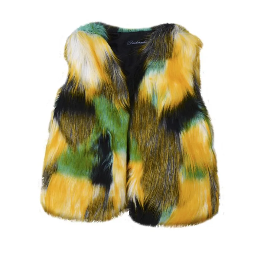 

Autumn 2018 New Fashion Children Faux fur Vests Baby Girl Winter Clothes Toddler Kids Boys Girls Waistcoat Vest Warm Jacket Coat