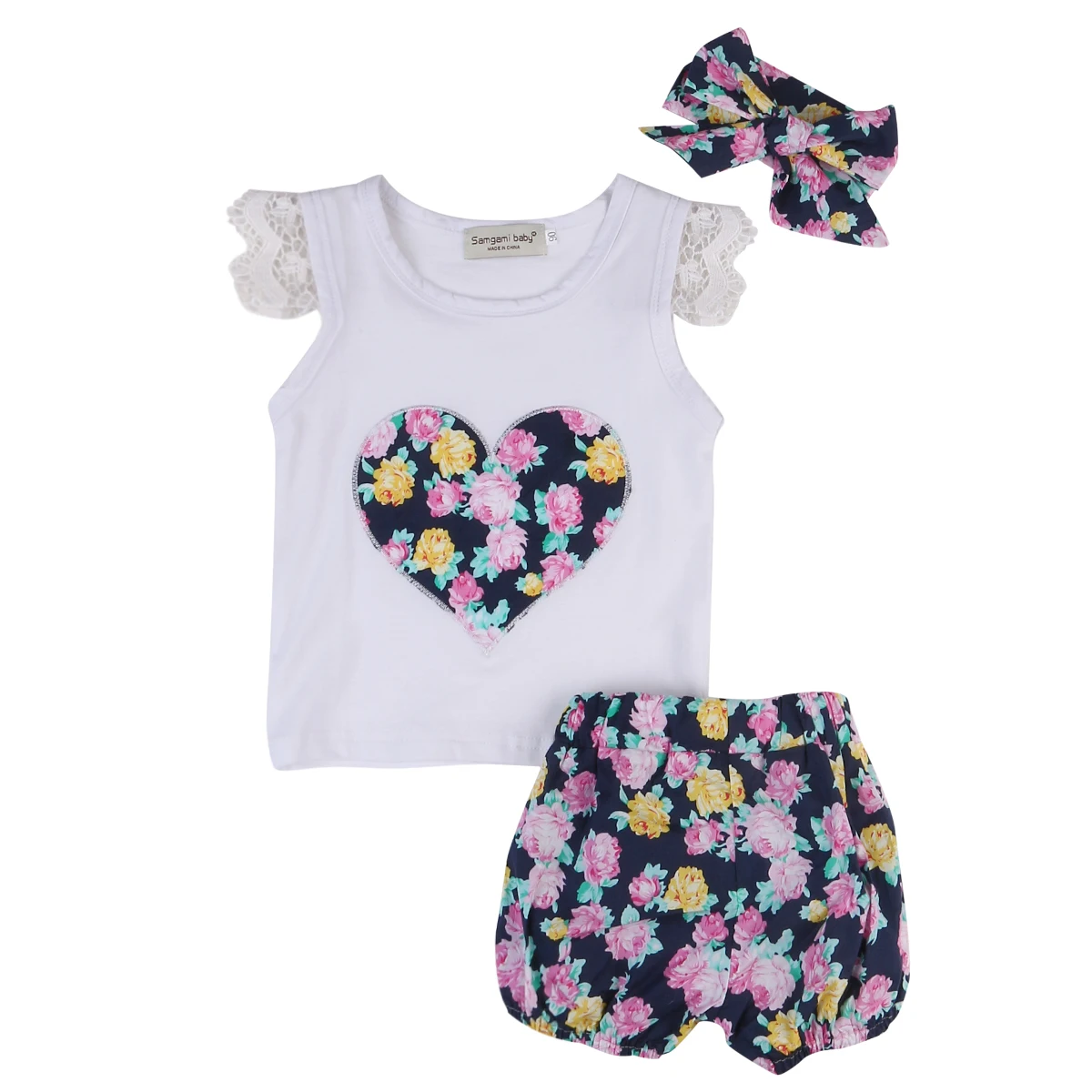 

Kids Set Floral Shirts Shorts Toddler Girls Clothes Summer Clothing Set