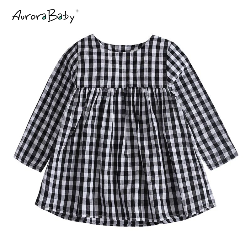 baby girl tartan christmas dress