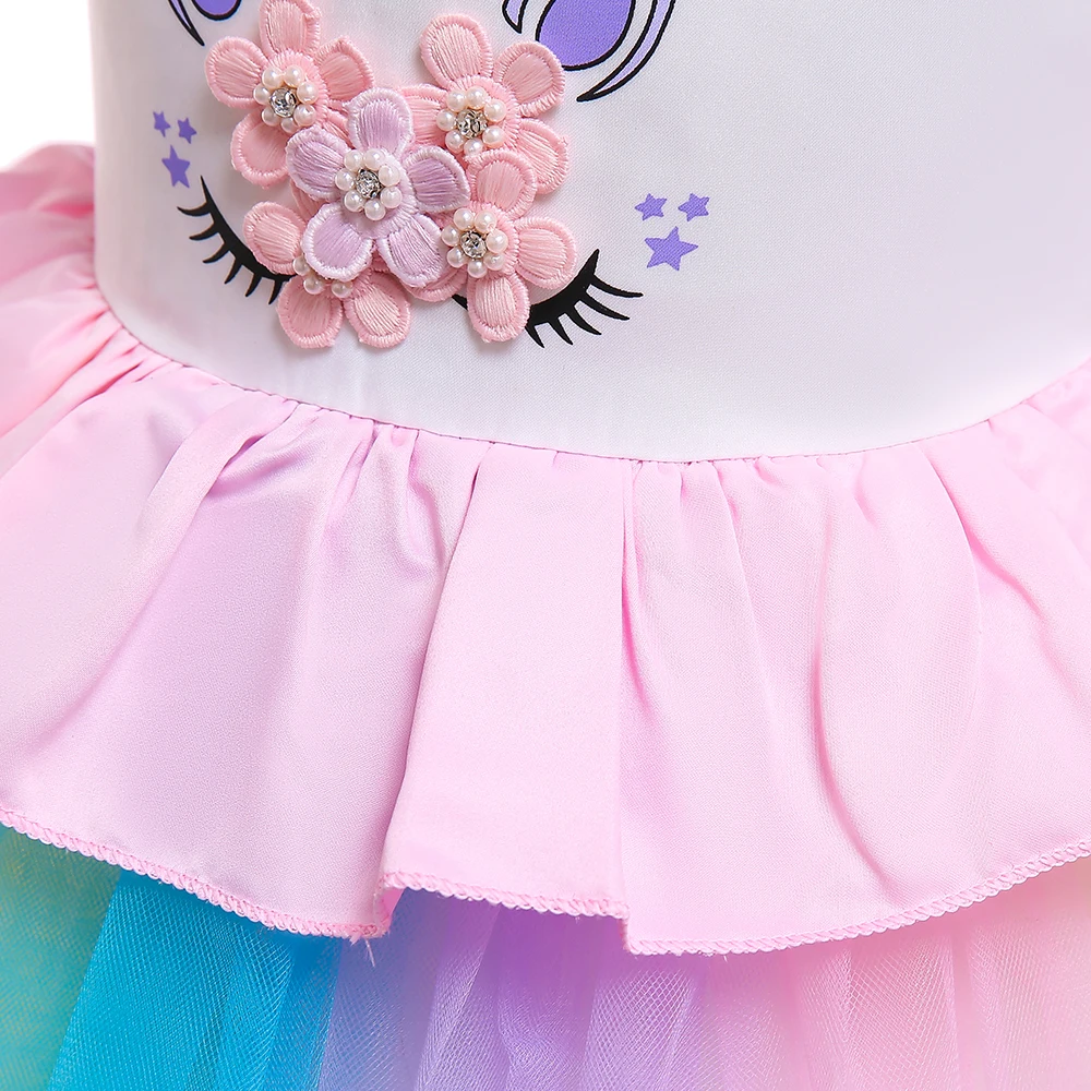 Colorful Unicorn Party Dress -Unicorn Fashion HTB1fWi4afvsK1RjSspdq6AZepXa4