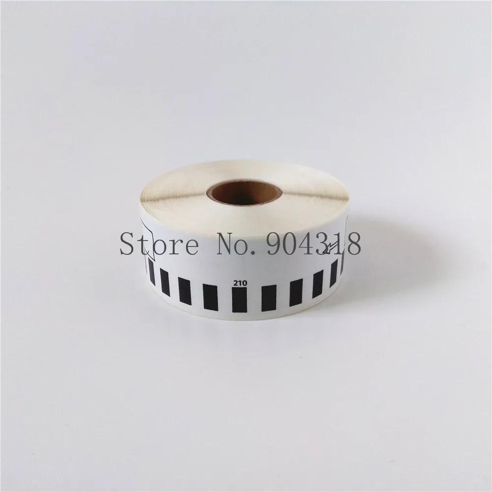 4 x 롤 Brother DK 22210 DK-22210 DK2210 호환 연속 라벨 29mm x 30.48m QL-570 580 700 800 1050 1060 1110