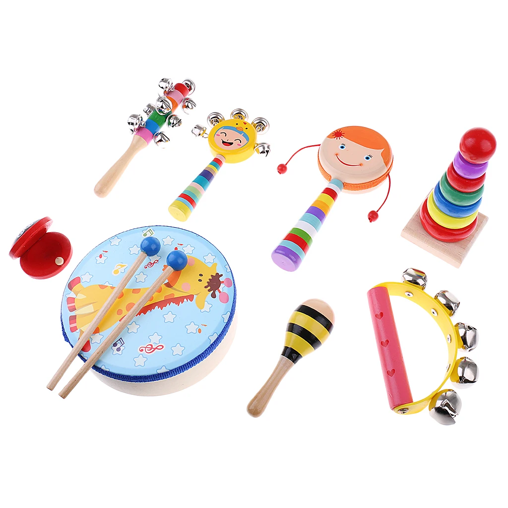 Baby Colorful Musical Instrument Educational Wooden Music Early Learning Education Development Toys for Kids Newborn toy