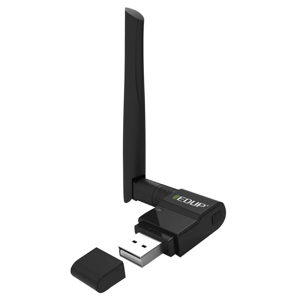 USB 2,0 2,4G 5G Быстрая скорость двухдиапазонный Wifi адаптер с 2dBi антенной портативный ПК ноутбук 600 Мбит/с для беспроводной сети Windows