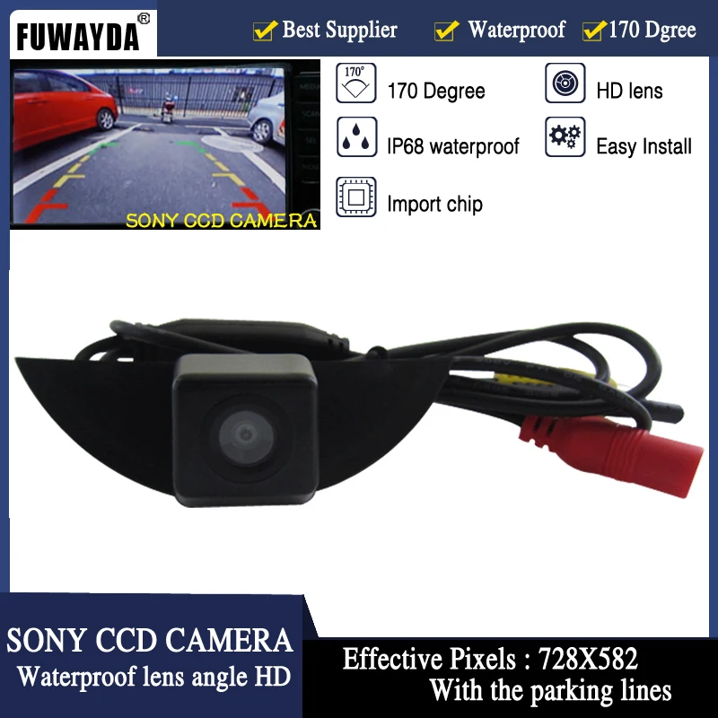 FUWAYDA CCD Vehicle logo Front view font b camera b font for Nissan X Trail Tiida