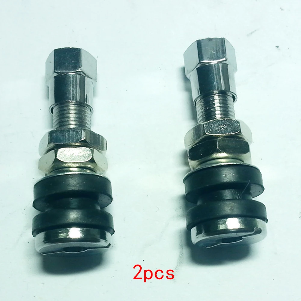 

TR161 2pcs Tubeless Wheel Scooter Rim Motorcycles Dust Cap Stem Stainless Steel Bolt Tire Electrombile