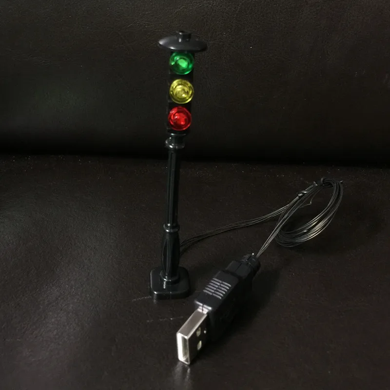 Cena Światło sygnalizacji ruchu ulicznego LED do klocków lego seria miejska zestaw bloku Model