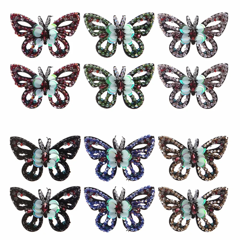 EYKOSI 2Pcs Butterfly Beads Patches Applique Embroidered Clothes Shoes Clips Decoration New Shoe Decorations EYKOSI 2Pcs Butterfly Beads Patches Applique Embroidered Clothes Shoes Clips Decoration New Shoe Decorations