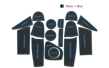 

For Ford Ecosport 2013-2017 2014 2015 Car Mat/Pad Rubber Gate Slot Non-Slip Car Accessories LHD Free Shipping 3Colors 16PCS