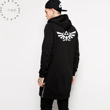 De alta Calidad de The Legend of Zelda Enlace Hombres Espesar Con Capucha mujeres Anime Cremallera Chaqueta Sudadera Cosplay Traje uno un torta