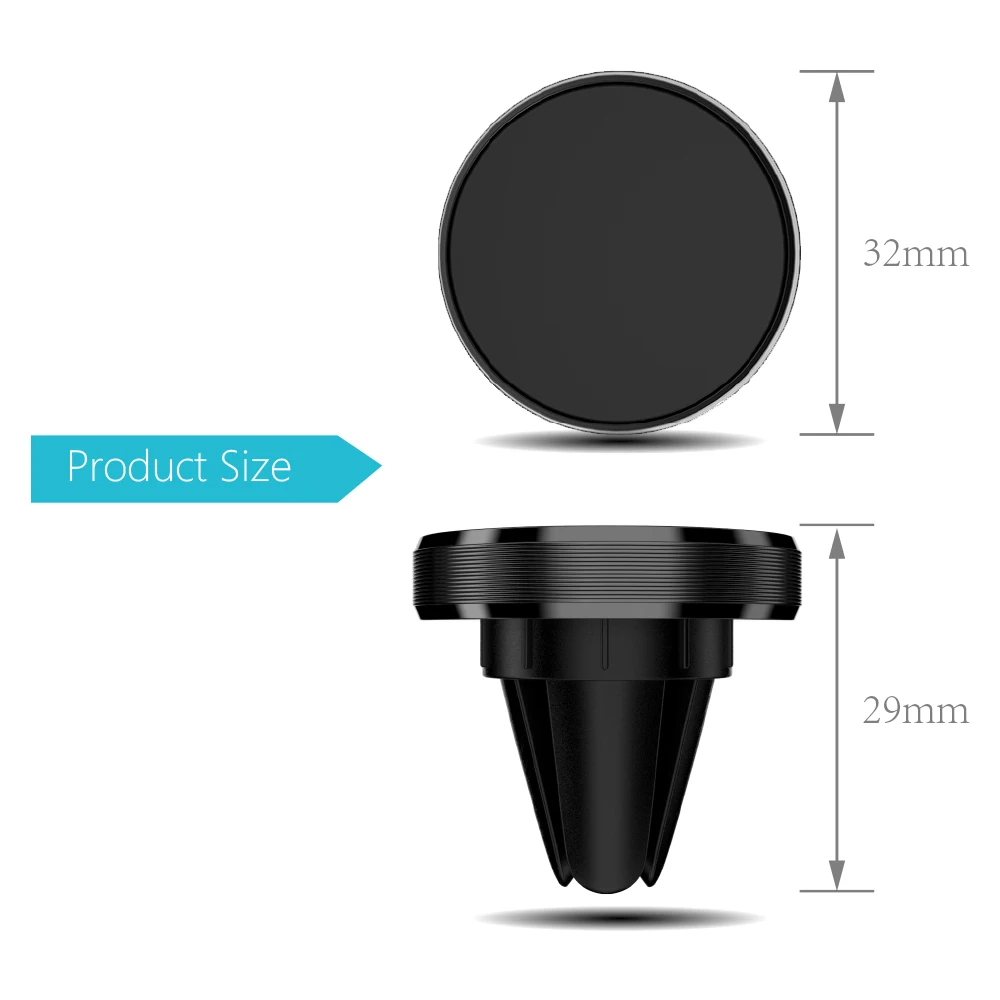 Car Phone Magnetic Holder Mobile Smartphone Stand Magnet Support Cell Cellphone Telephone Mount Holder in Car GPS