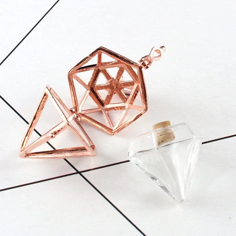 2 шт. медальон в форме сердца с наполняемым стеклом|diamond locket|fillable pendantsglass lockets |