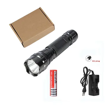 

Classic Black XM-LT6 5 Mode 1000LM Flashlight Lighting Tactical Flashlight Handheld Glare 1865 0 Flashlight Camping Light